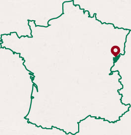 Carte de situation du Parc naturel régional du Doubs Horloger