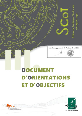 SCoT du Pays Horloger - Document d'Orientations et d'Objectifs