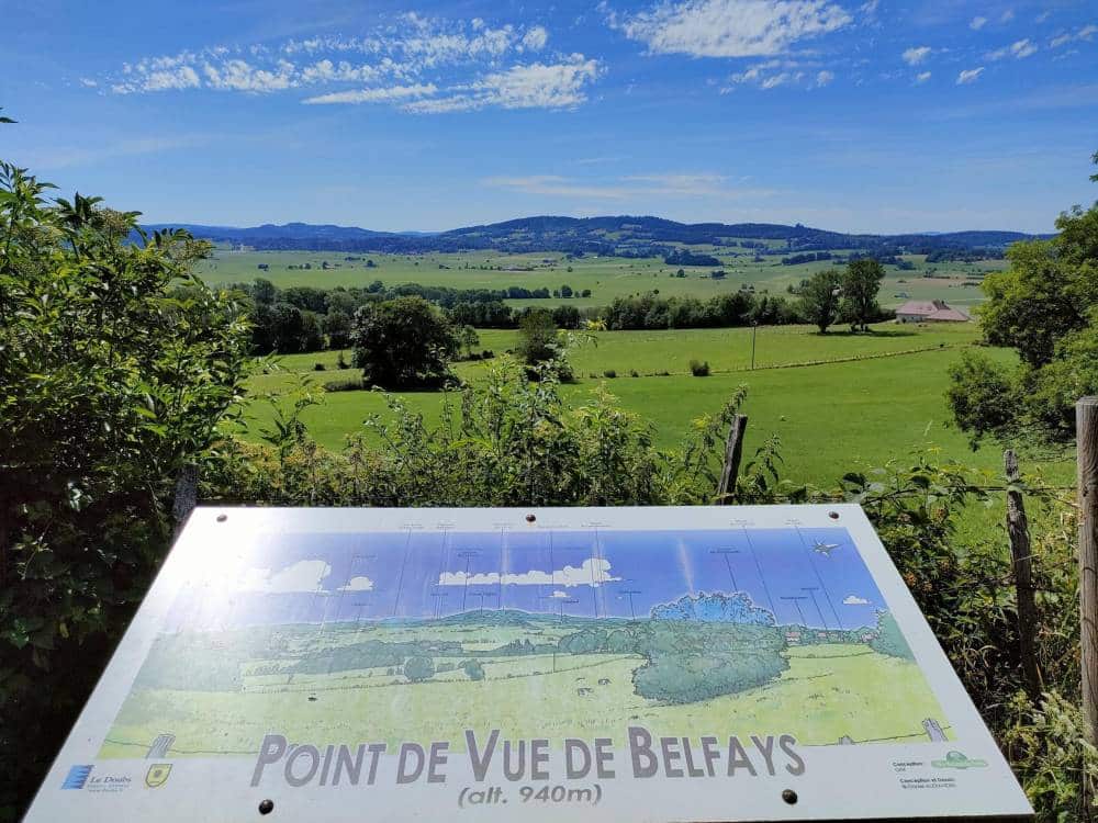 Point-de-vue de Belfays