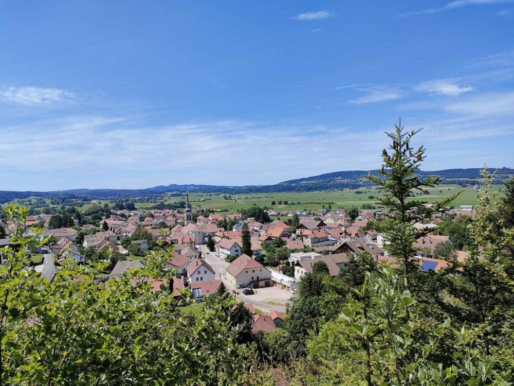 Vue sur le village