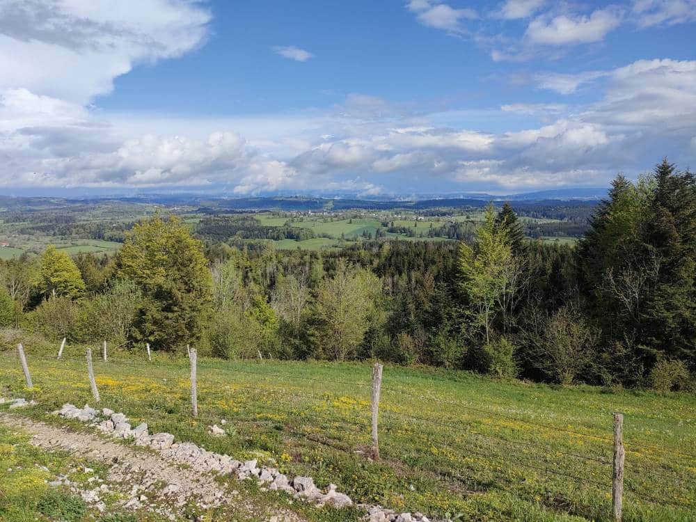 Vue du belvédère du Faux Verger