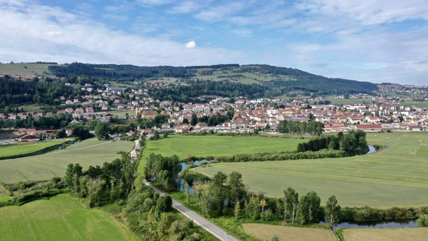 La plaine de Morteau