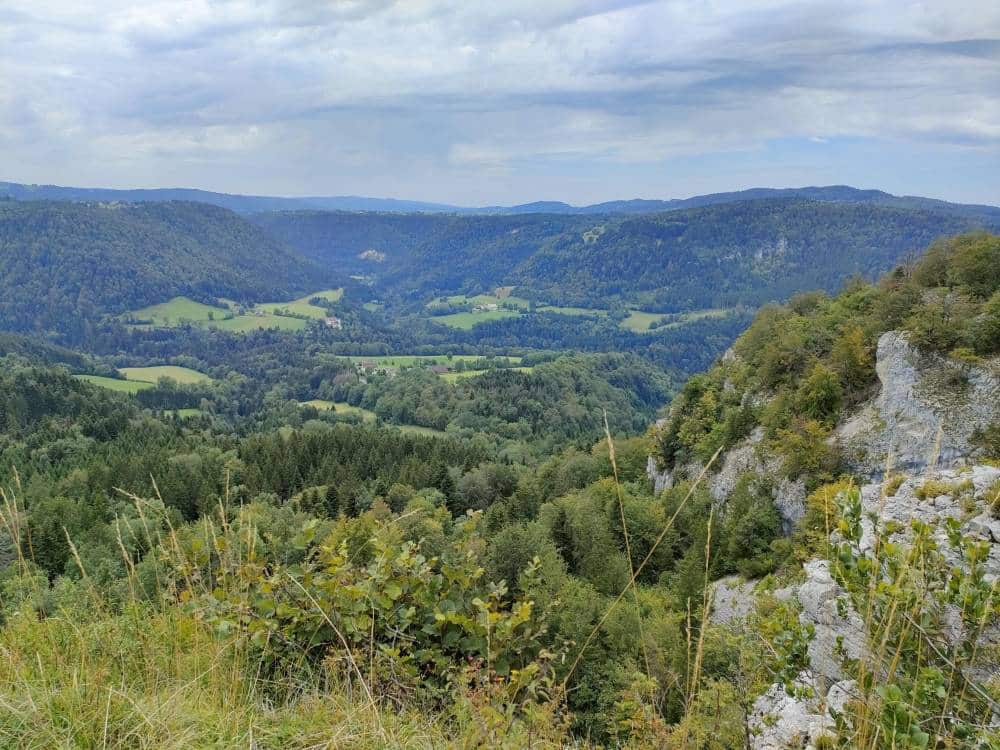 Paysage des forêts de Plaimbois-du-Miroir
