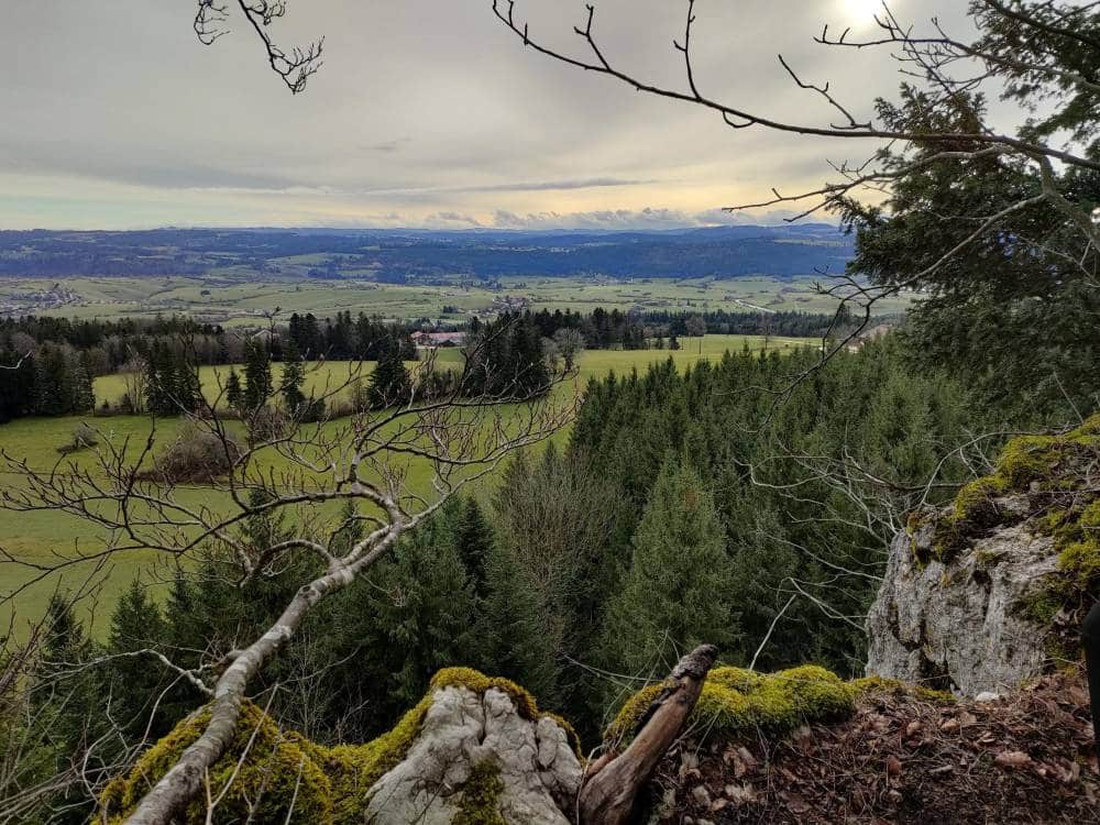 Vue du belvédère Vennes