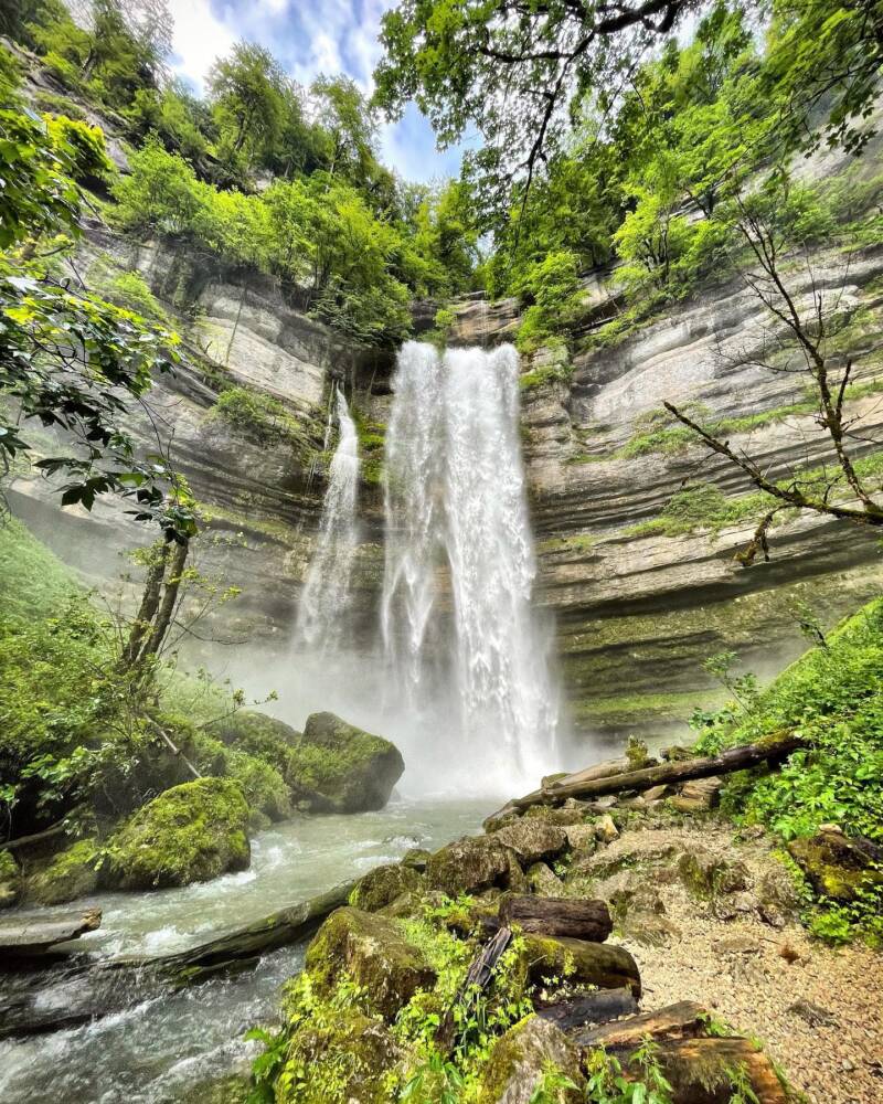 Cascade du Lançot, Val de Consolation