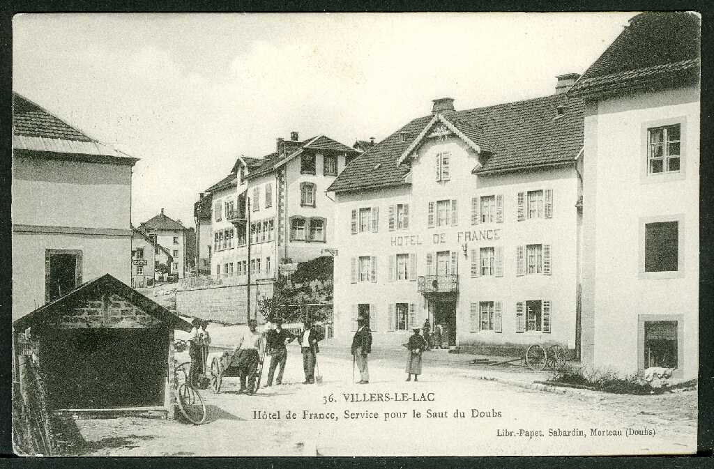 Carte postale ancienne Hôtel de France