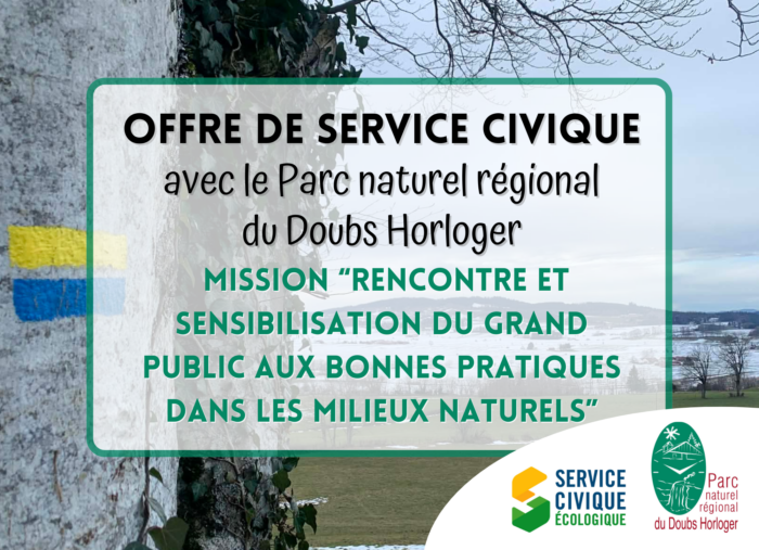 Offre Service Civique Parc naturel régional du Doubs Horloger